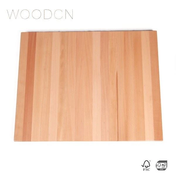 Beech Wood Edge Glued Style Square Dining Table Top Factory