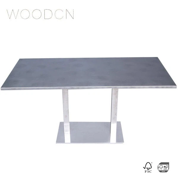 Oak Wood Dining Veneer Restaurant Table