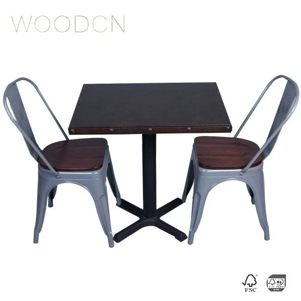 Veneer Beech Wood Restaurant Dining Table