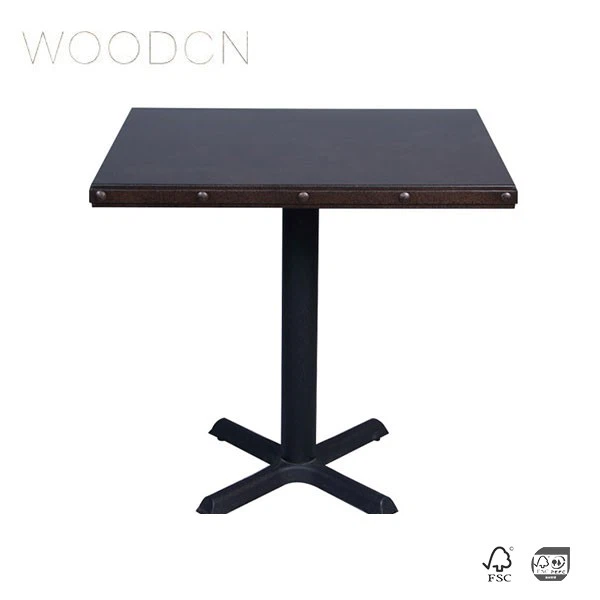 Veneer Oak Wood Table For Restaurant