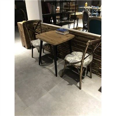एल्म लकड़ी के लिबास चाय की मेज