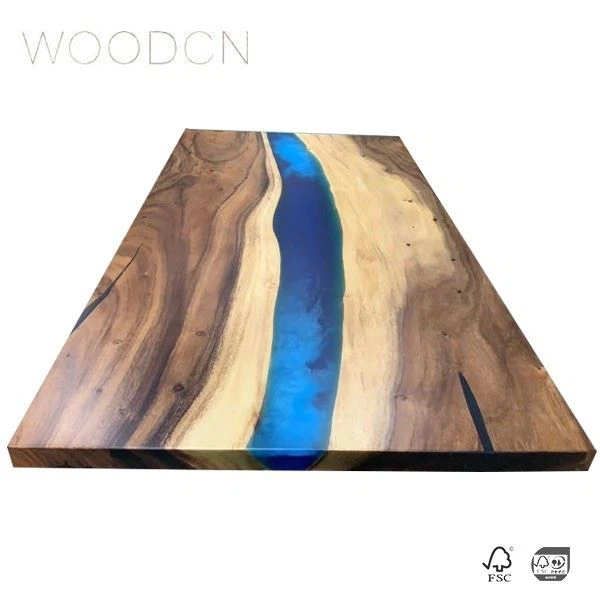 Solid Walnut Wood River Table Top Suppliers